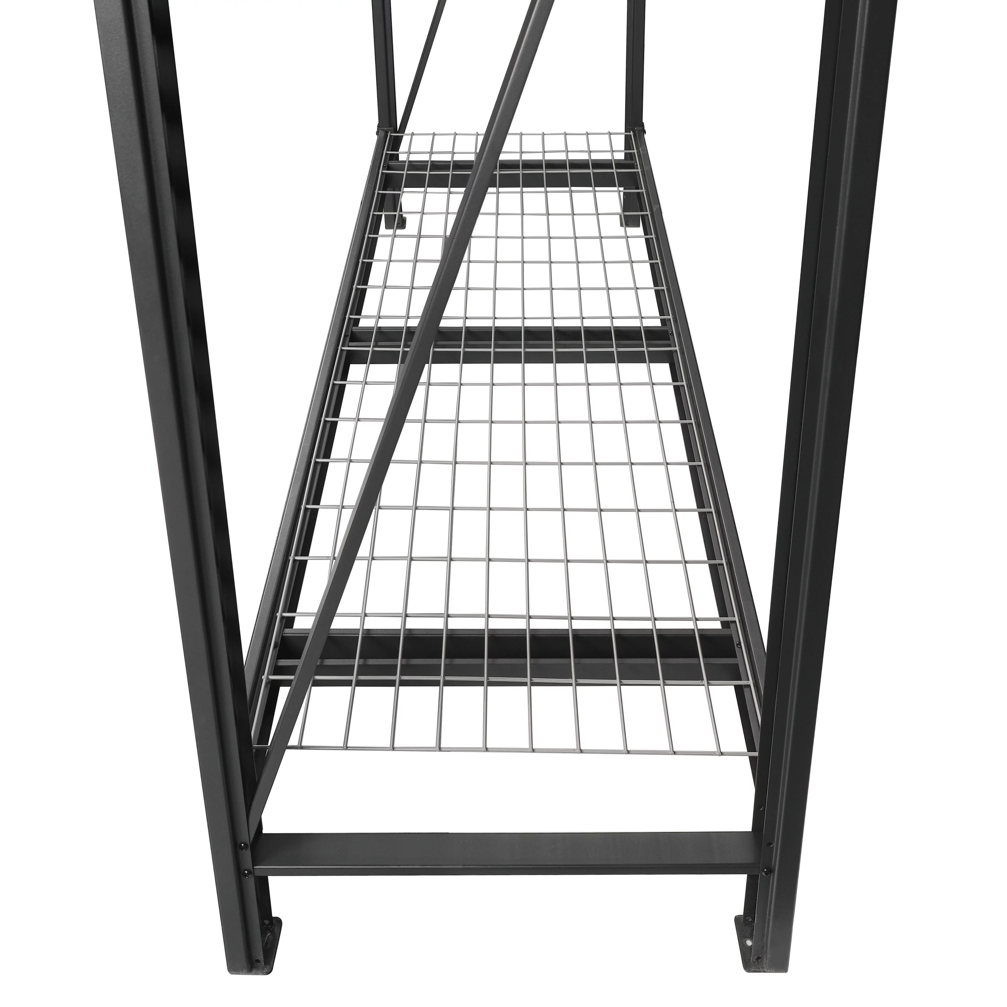 WORKPRO Steel 3-Tier Storage Shelf Unit 72-Inch-H x 77-Inch-W x 24-Inch-D, 6000lb Total Capacity, Black