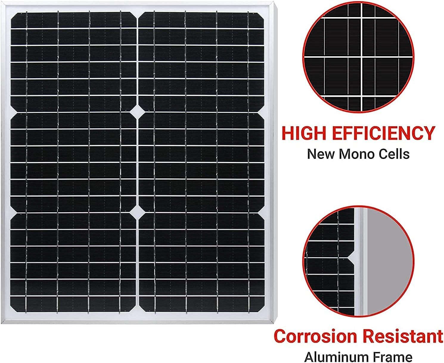 10W 12V Solar Panel Battery Charger Kit 10 Watt 12 Volt Monocrystalline PV Module for Car RV Marine Boat Caravan Off Grid System with 10A Charge