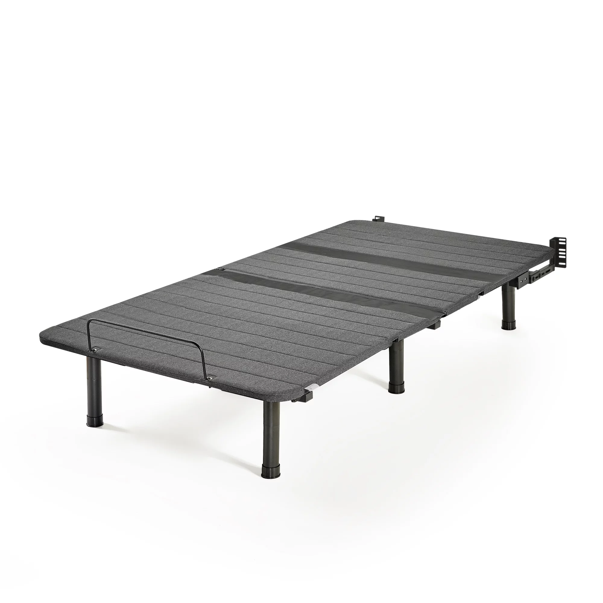Zinus 14" Jared Adjustable Metal Base with Wall Hugger, Twin XL
