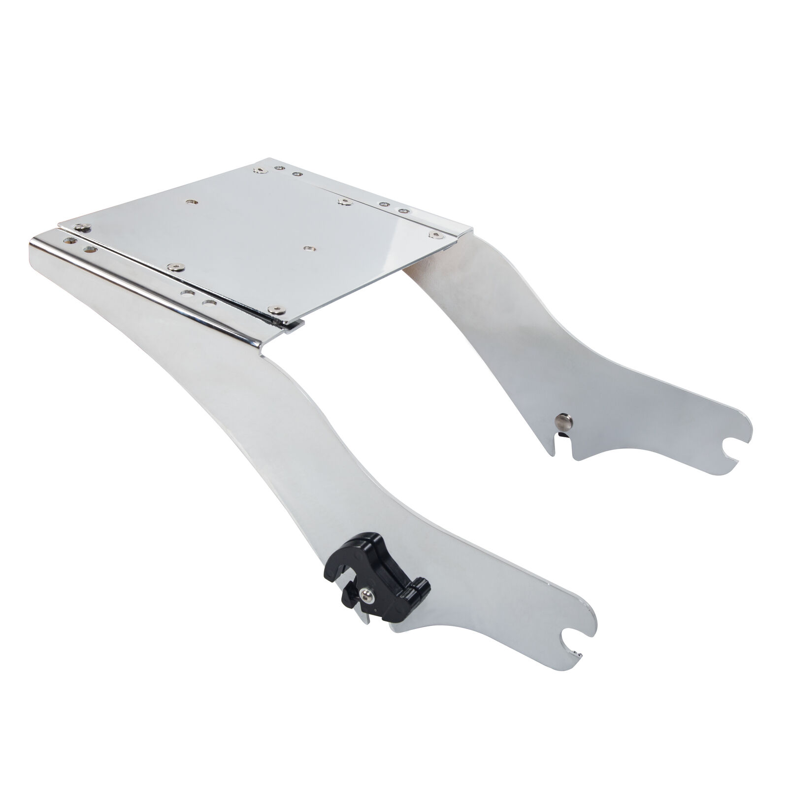 Detachable 2-up Trunk Mount For Harley Davidson King Tour Pack Pak Latches 97-08