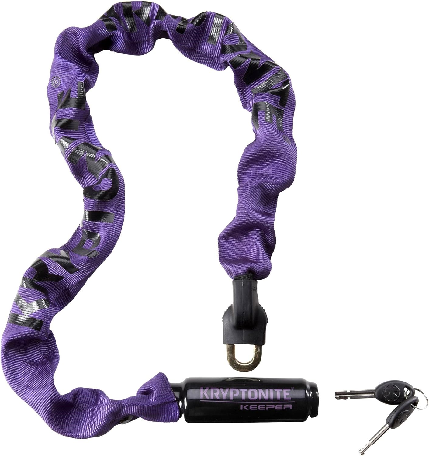 Kryptonite Keeper 785 Integrated Bicycle Lock Chain Bike Lock, 33.5-Inch, Gray Pack of 2