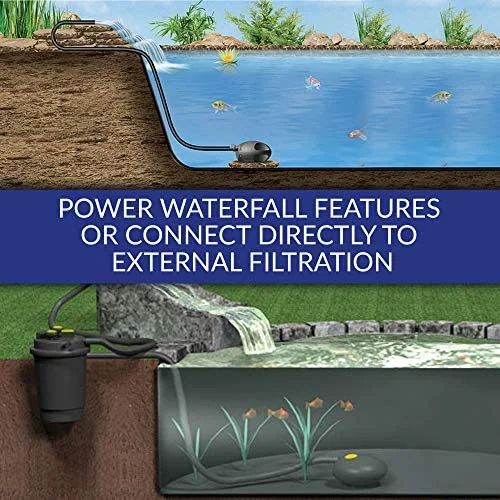 Laguna Max-Flo 1350 Electronic Waterfall and Filter Pump for Ponds Up to 2700-Gallon