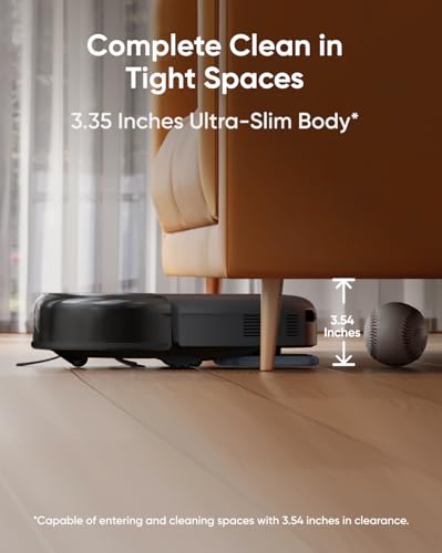 eufy Robot Vacuum Omni C20, Robot Vacuum and Mop Combo, Self Emptying, Auto Mop Washing and Auto Drying for Hands-Free Cleaning