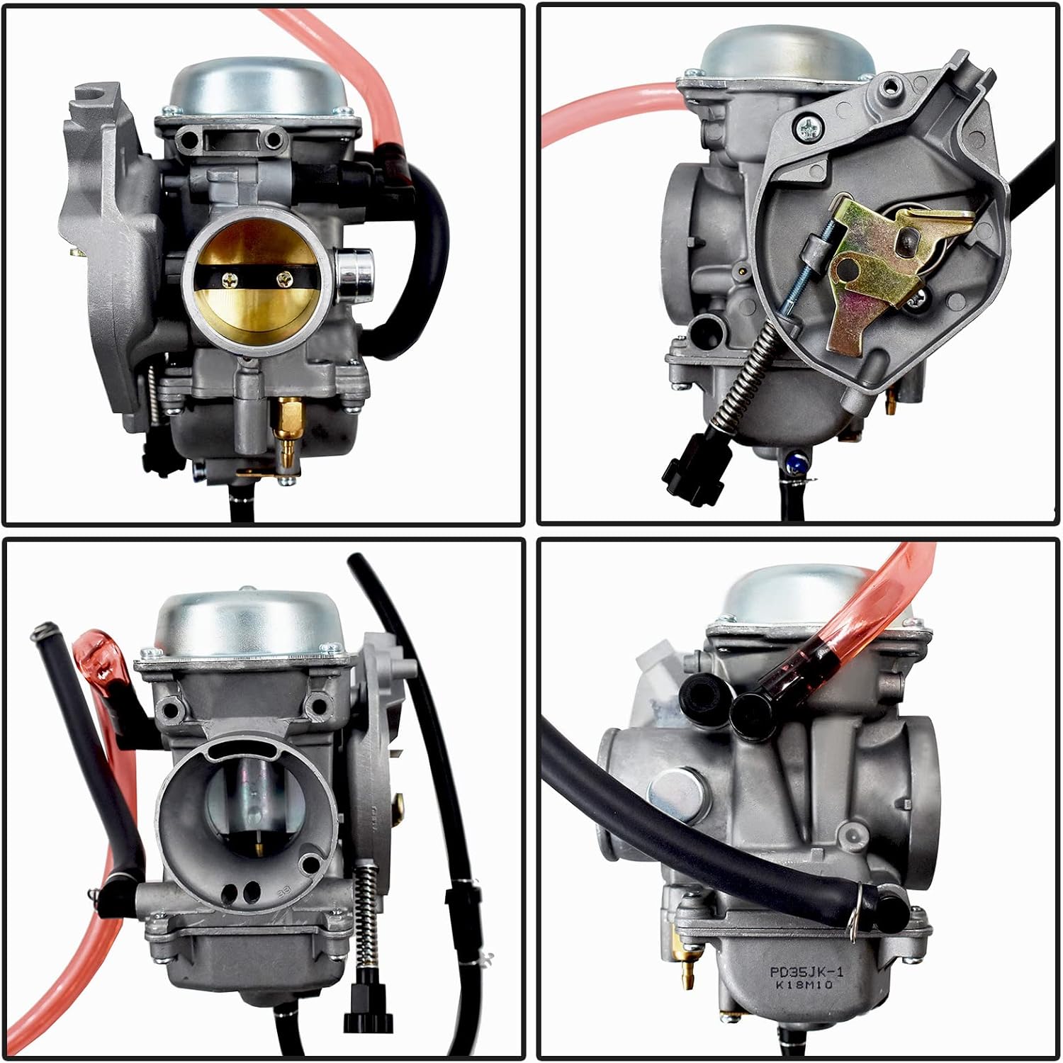 Carburetor LTA500F LTF500F Carb Fit for 2002 2003 2004 2005 2006 2007 Suzuki Vinson 500 Pack of 2