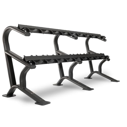XMARK Dumbbell Weights Sets, 5-50lb and 5-75lb Dumbbell Sets, No Odor, Urethane Dumbbells, Commercial Gym and Home Gym Equipment
