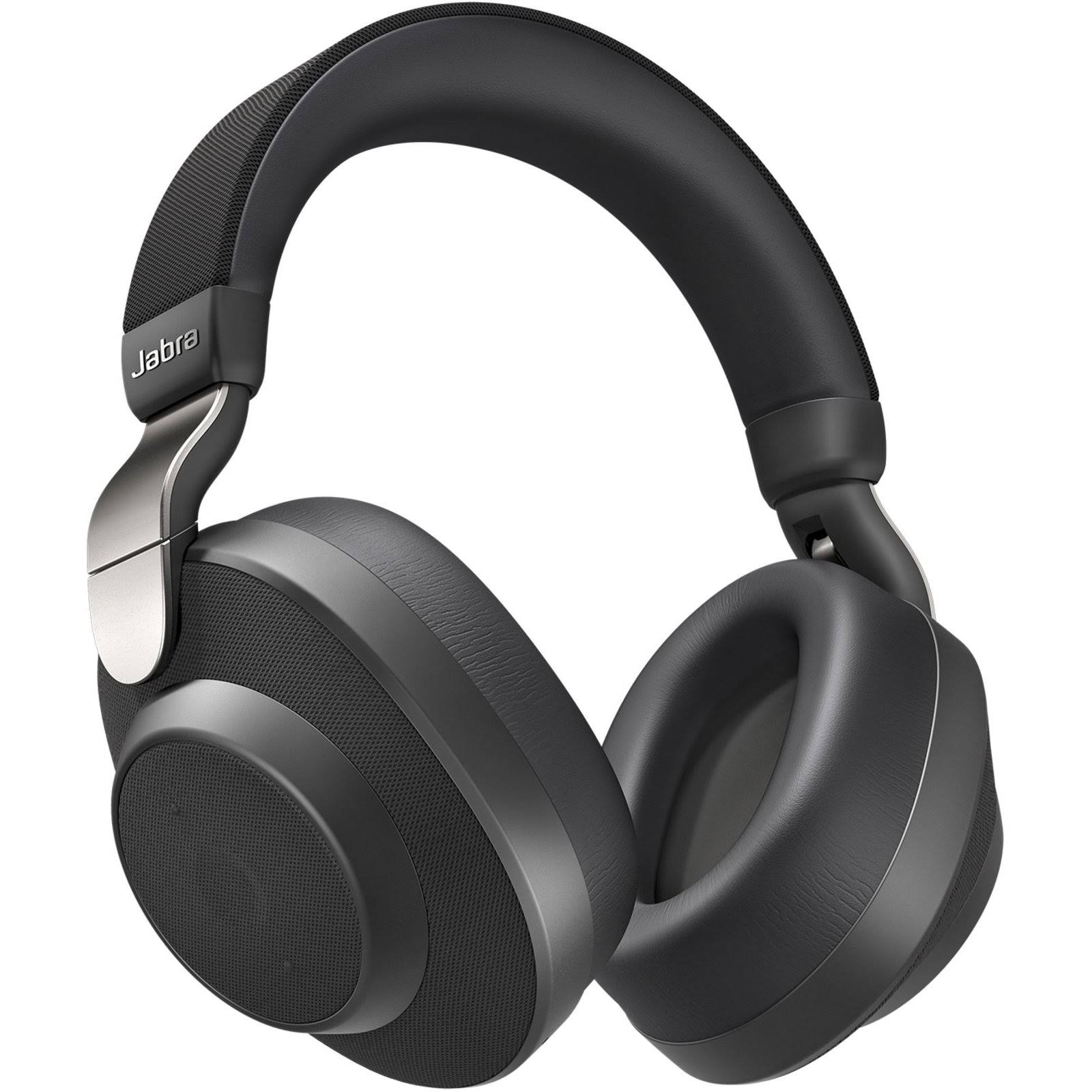Jabra Elite 85h - Headphones with mic - full size - Bluetooth - wireless - active noise canceling - titanium black
