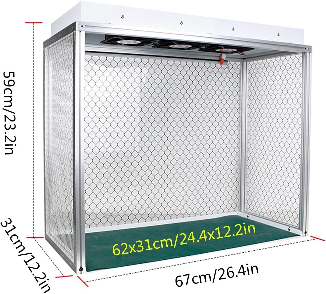 Laminar Flow Cabinet Vertical Laminar Flow Hood Air Flow Clean Bench with 3 Fans,Filter for Cleanliness Dust Free Work