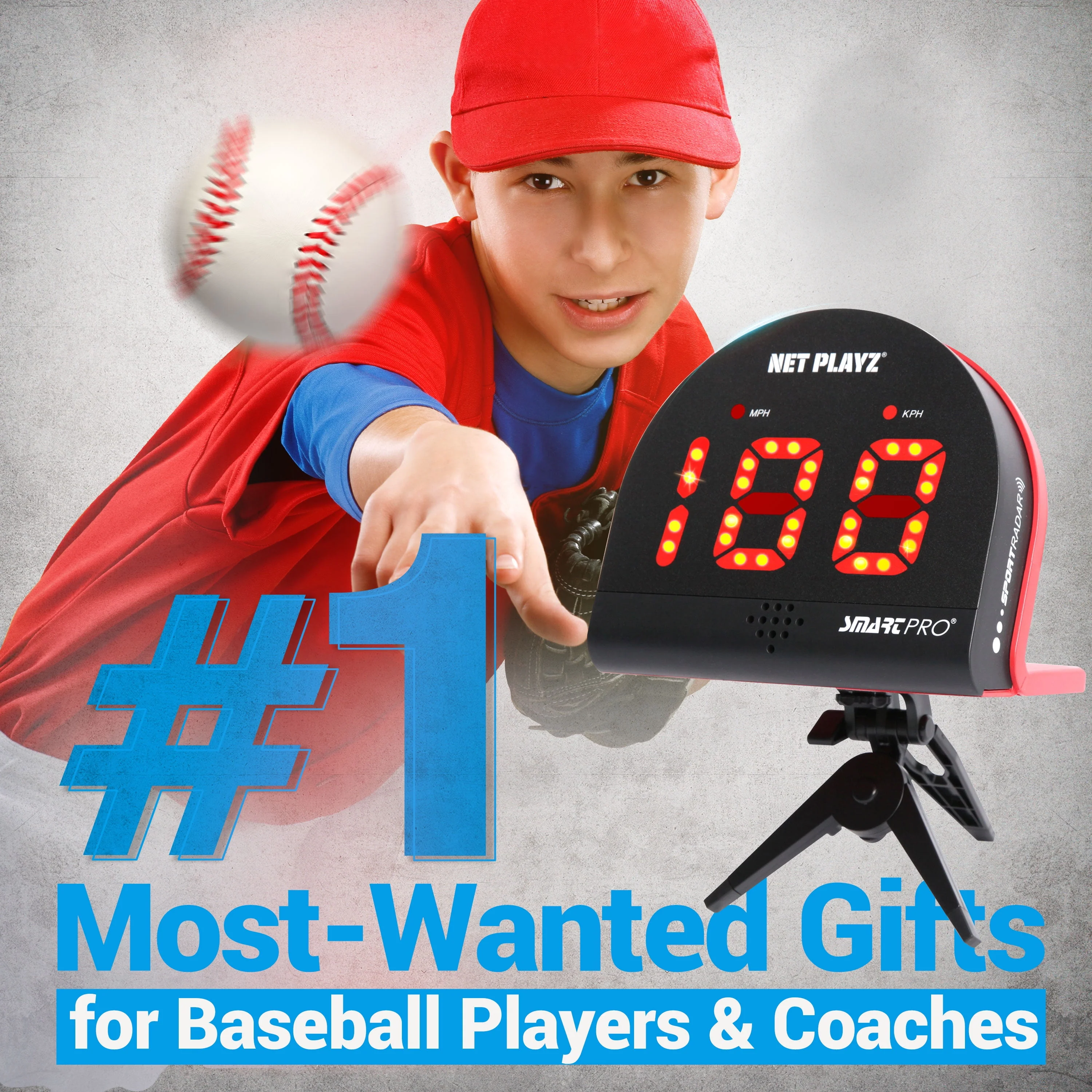 Baseball Radars, Speed Sensors Training Equipment (Hands-Free Radar Guns, Pitching Speed Guns) | Baseball Gifts