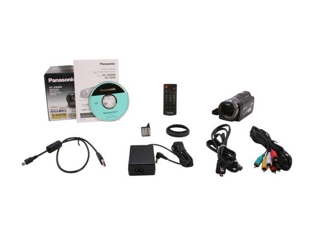 Panasonic HC-X900MK Black Full HD Flash Memory Camcorder