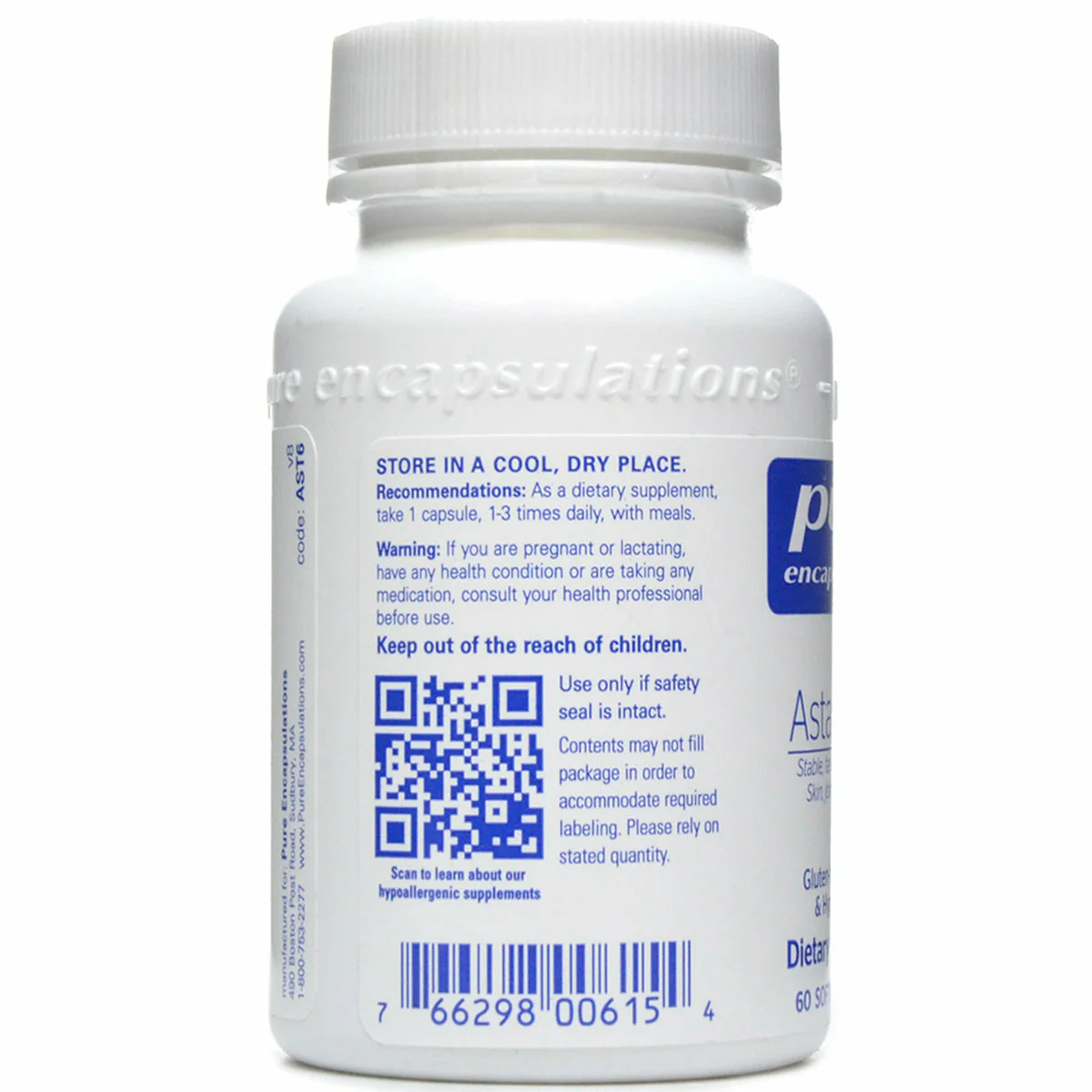 Astaxanthin by Pure Encapsulations - Kansas Nuitrition - HNZSDS