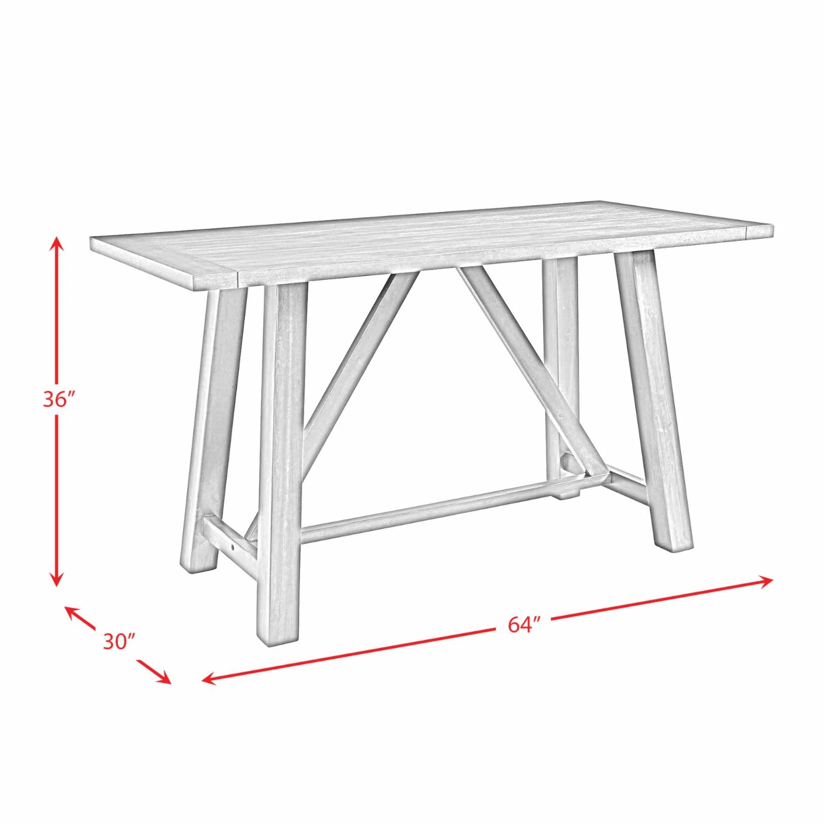Regan 6PC Counter Height Dining Set in Cherry Table  4 Side Chairs and Bench