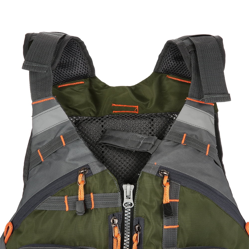 Lixada Outdoor Breathable Padded Fishing Superior 209lb Bearing Life Safety Jacket Swimming Sailing Waistcoat Utility Vest Floatation Device