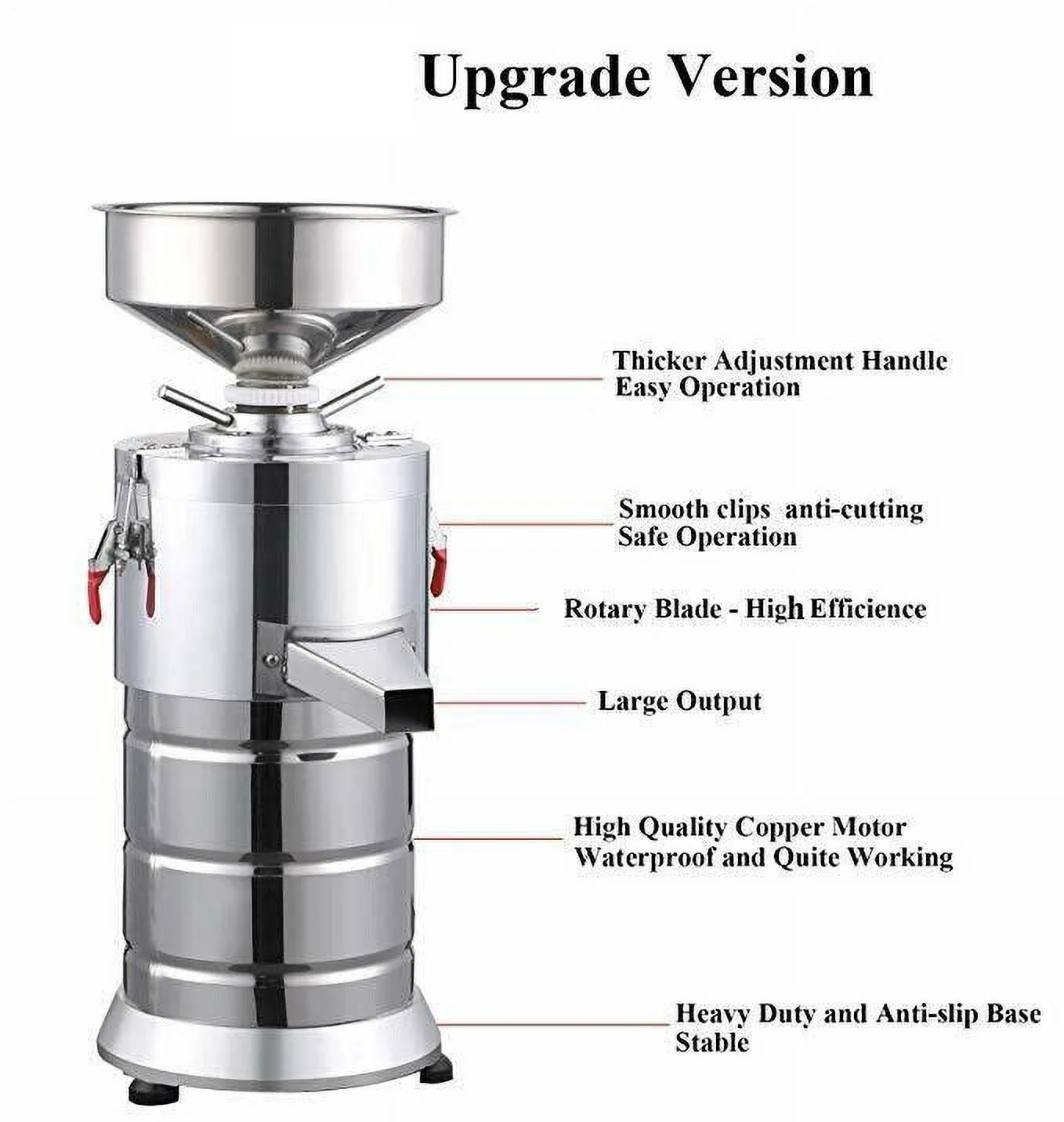 1100W Electric Peanut Butter Making Machine Home Commercial Sesame Walnut Grinder