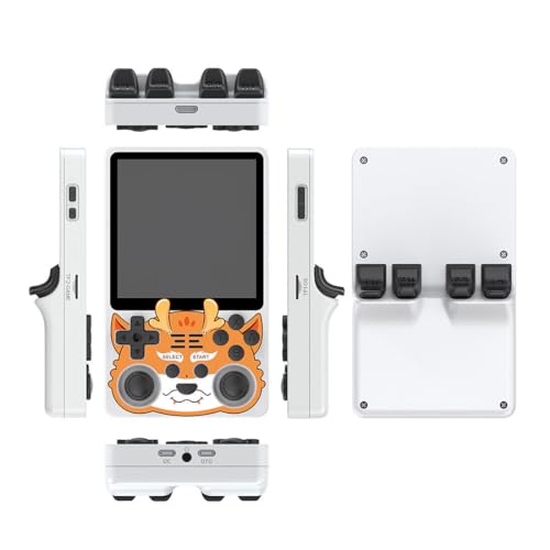 RGB20SX Handheld Game Console with 10000 Gmaes, 4-Inch IPS Open Source Linux Retro Portable Gaming Console