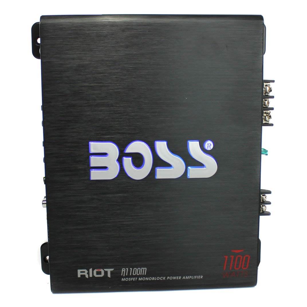 Pyramid Subwoofers (2 Pack) & Boss Amp (2 Pack) & Soundstorm Wire Kit (2 Pack)