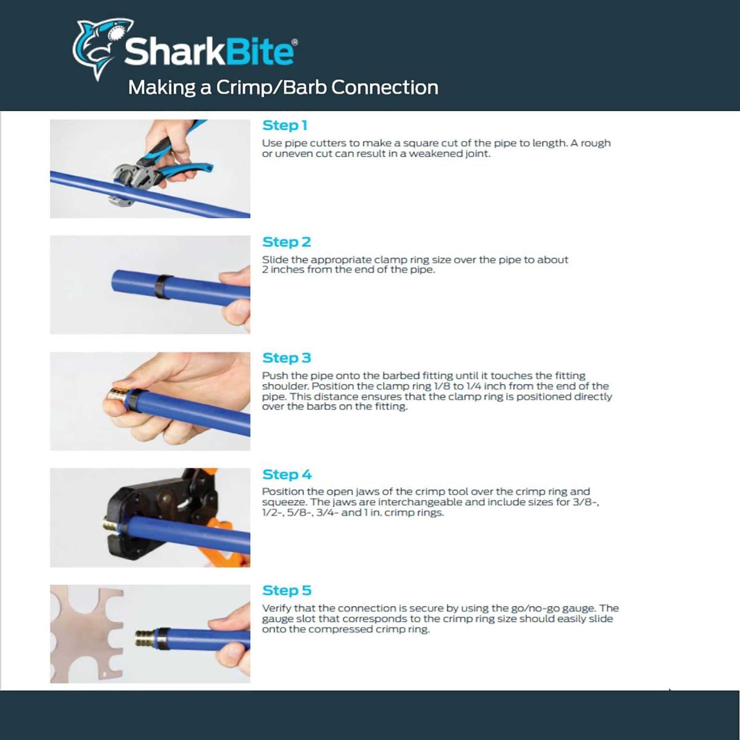 SharkBite U870B500 3/4 in. x 500 ft. Coil Blue PEX Pipe - Shop Hardware Tools Online Store