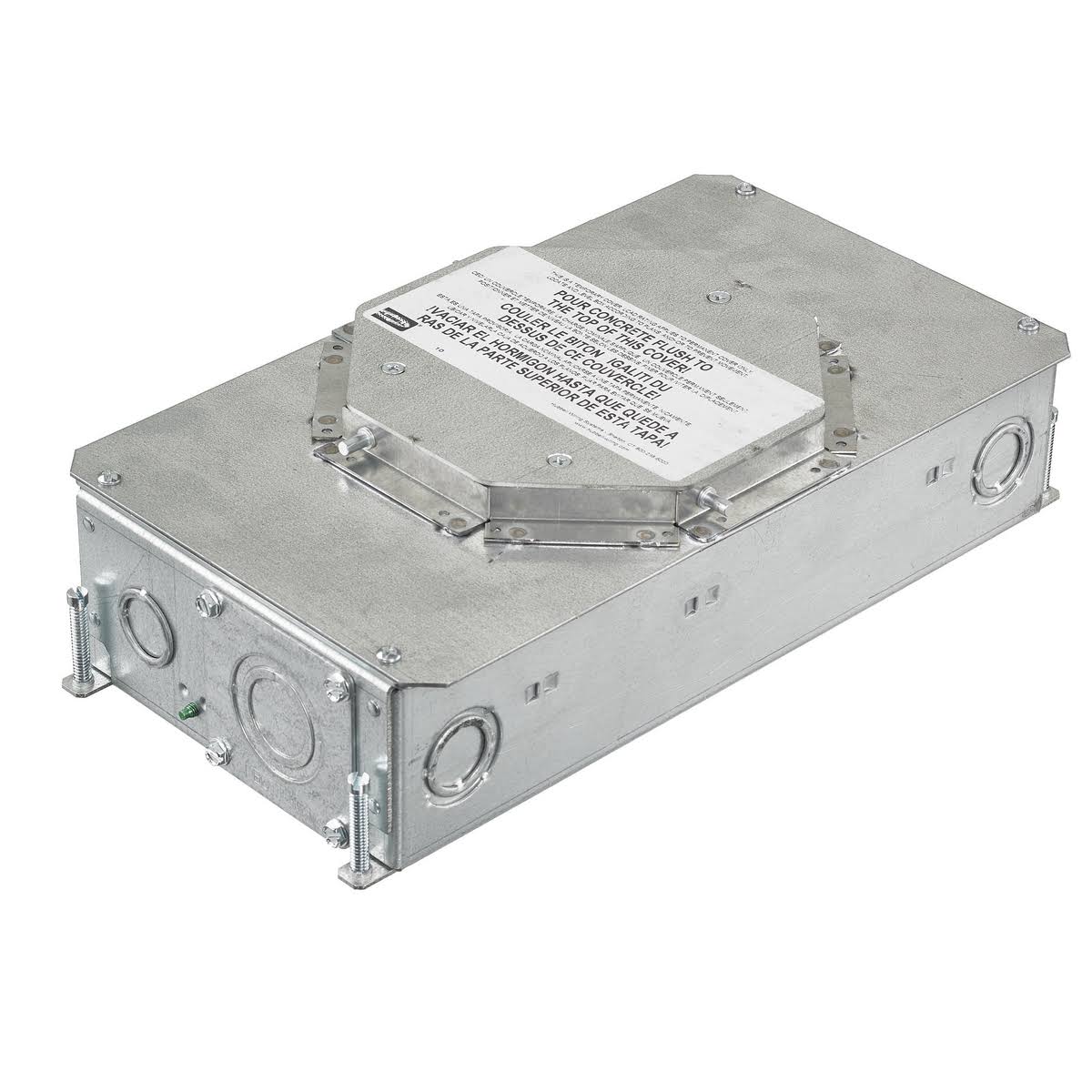 Hubbell CFB4G25R Receptacle Floor Box