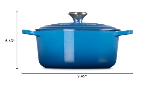 Le Creuset Enameled Cast Iron Signature Round Dutch Oven, 5.5 qt., Cerise
