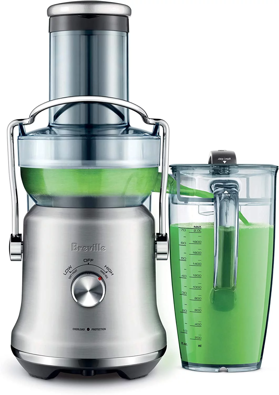 Breville Juice Fountain Cold Plus Juicer  BJE530  Brushed Stainless Steel