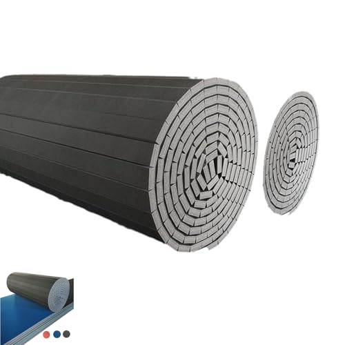 Premium Indoor Gymnastics Track Exercise Mat with Grippy Gym Carpet Top - Sturdy Foam Wrestling Mat for MMA, Cheerleading, and Fitness