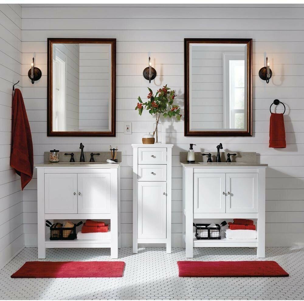 Pfister LG49-M0BY Marielle 2-Handle 8x22 Widespread Bathroom Faucet, Tuscan Bronze