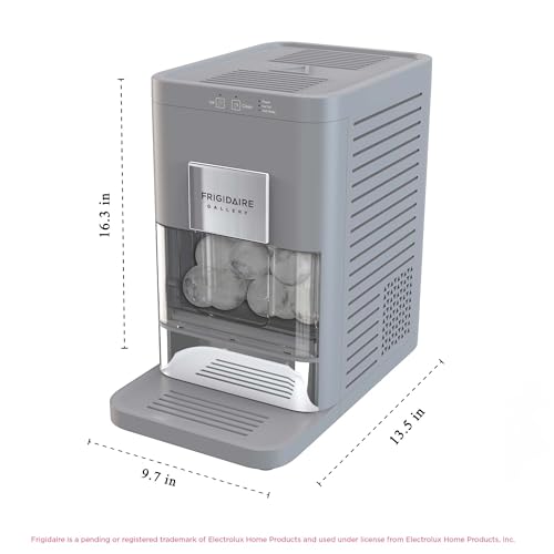 Frigidaire, EFIC240 Countertop Artisanal Sphere Ice Machine, Transparent Window, Gourmet Ice Maker, 84 Sphere per Day Capacity
