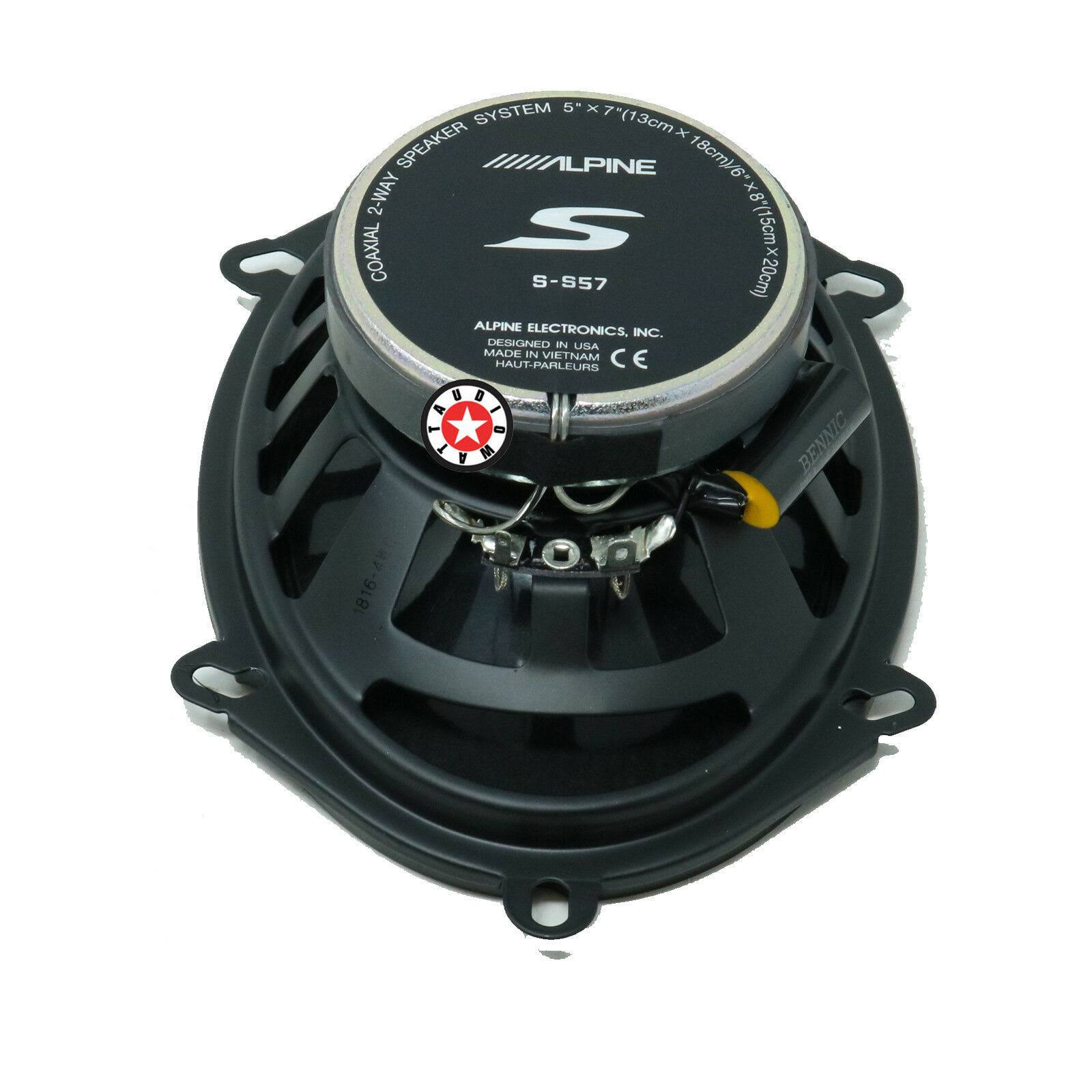 Alpine S-S57 S-Series 5x22x7x22 2-Way Car Speakers