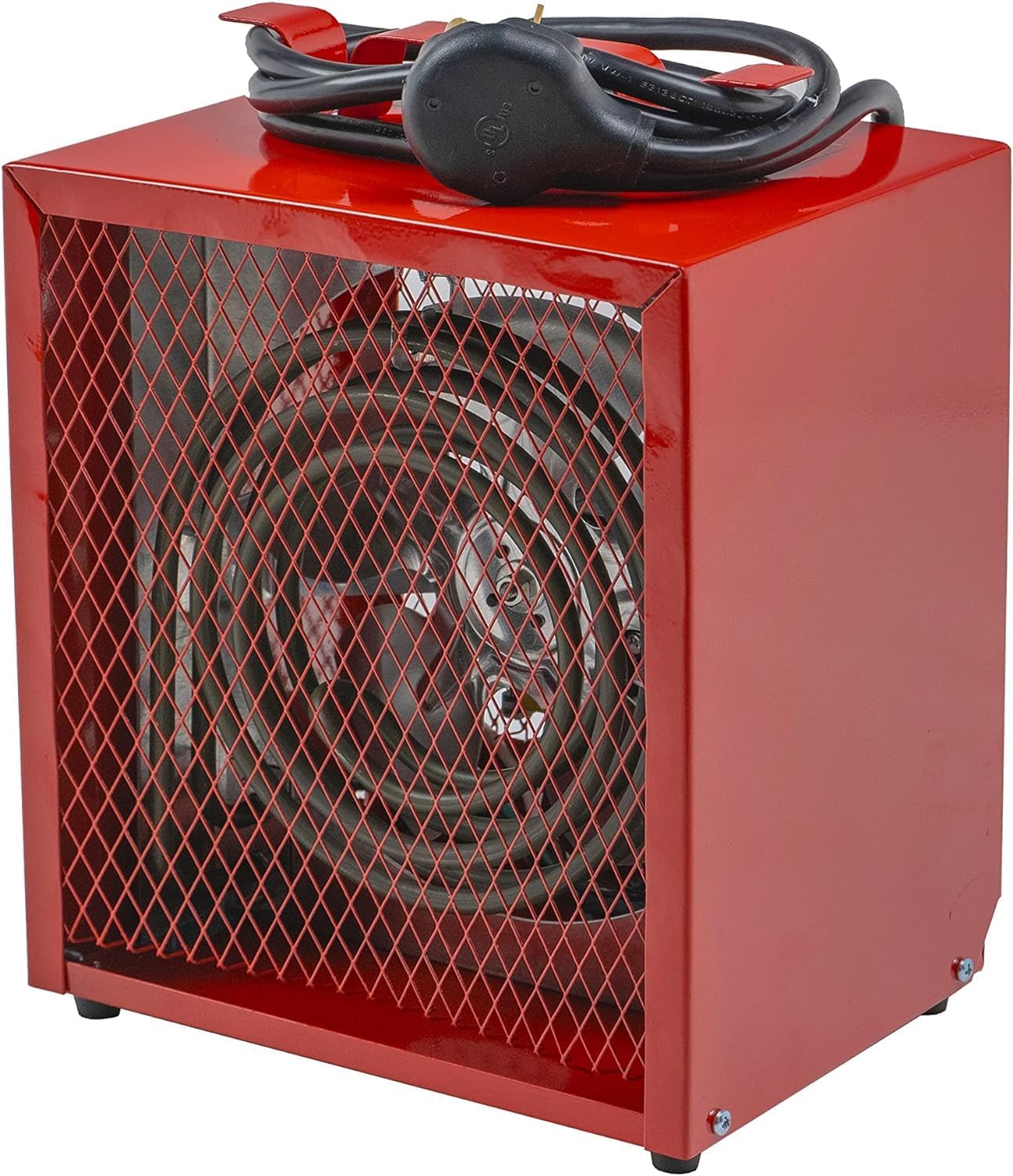 Comfort Zone Electric Fan-Forced Industrial Garage, Workshop Utility Space Heater, Thermostat Control, Heavy Gauge Steel, Carry Handle, Rubber Feet