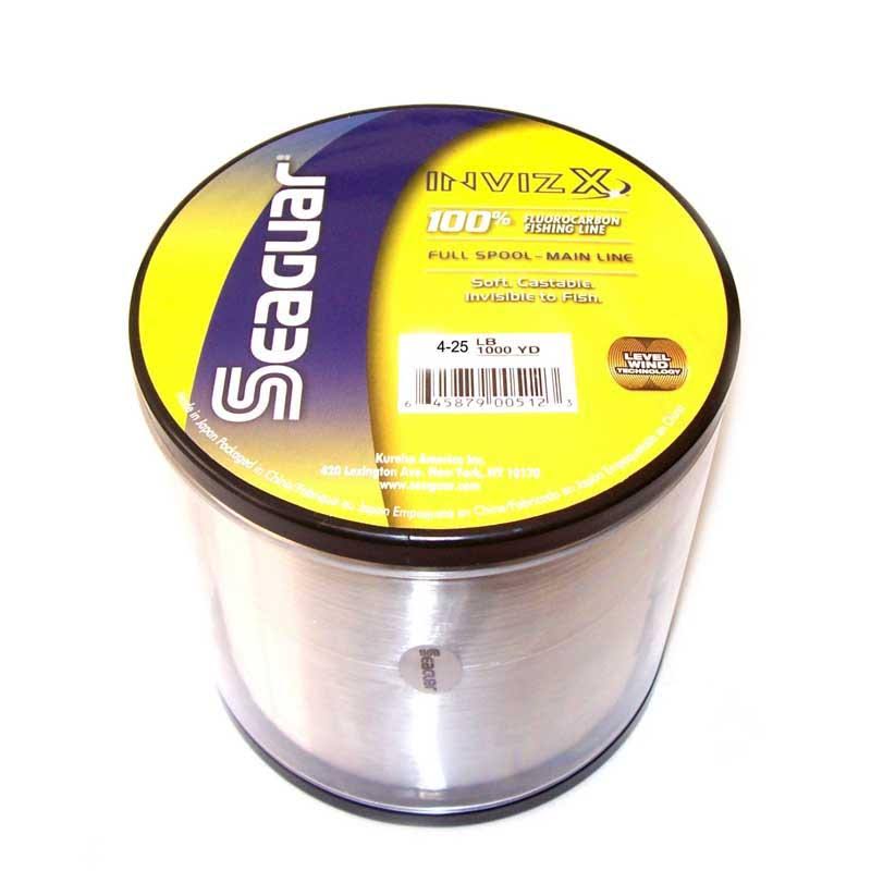 Seaguar Seaquar Invizx Fluorocarbon Fishing Line, 1,000 Yd