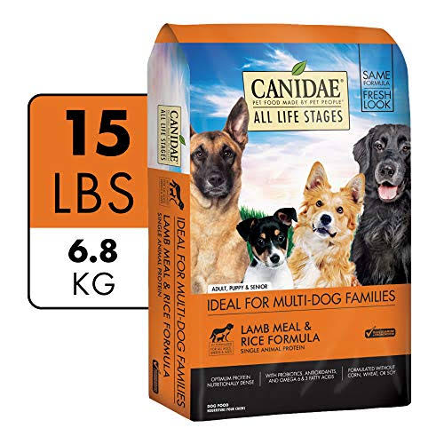 Canidae All Life Stages Dog Dry Food Lamb Meal u0026 Rice Formula, 15 lbs