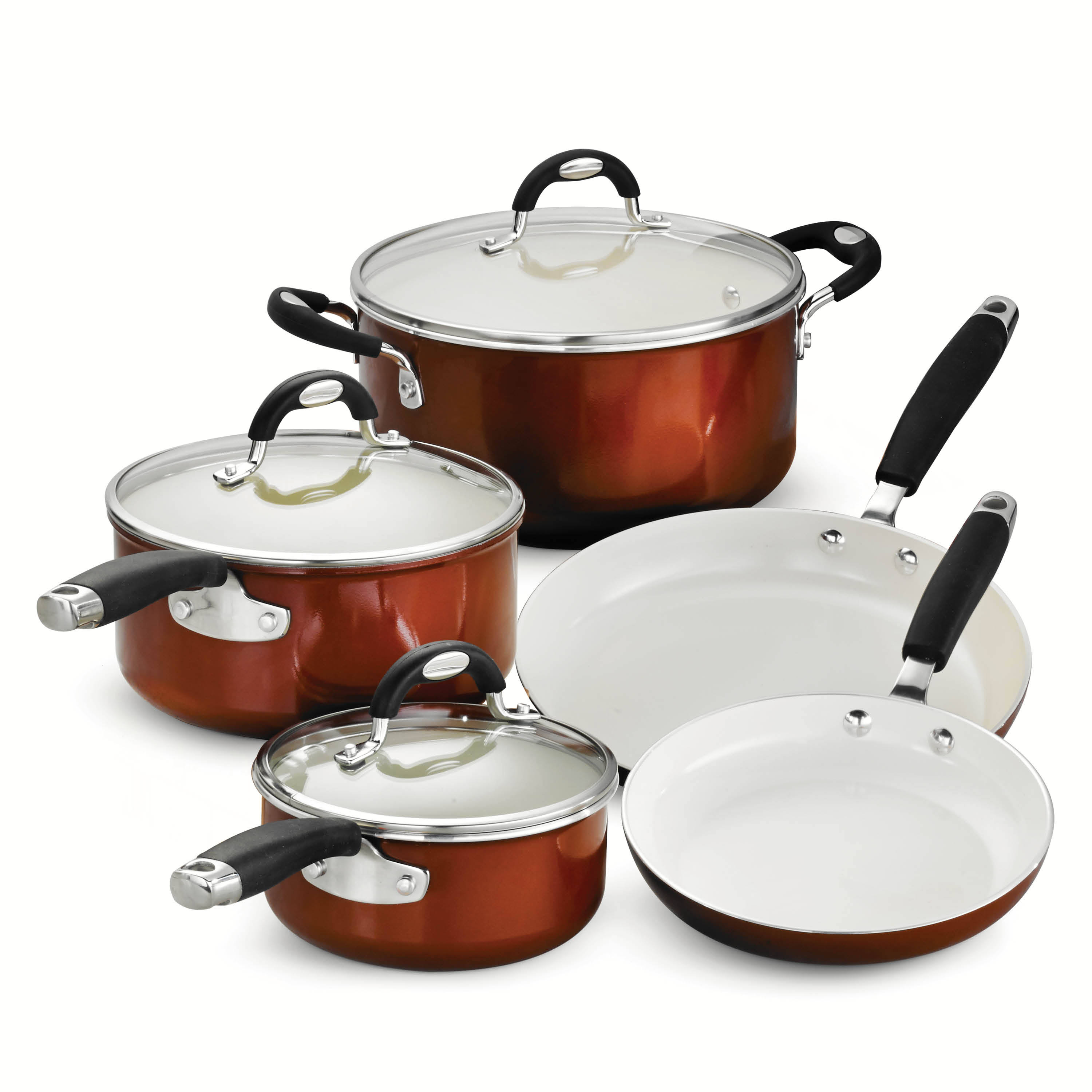 Tramontina Style Ceramica 10 Piece Cookware Set
