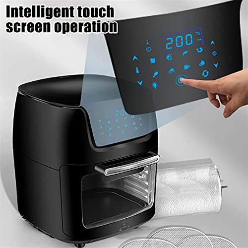 Air Fryers For Home Use Air Fryer Oven Electric Touch Digital Airfryer Rotisserie Dry Large Cooker 12L Comfortable anniversary - Smart Home Appliances