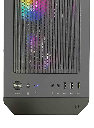 NSXGAMING Nova Desktop Gaming Computer (AMD Ryzen 5 5600G, 16GB 2 * 8 GB DDR4 3600, 512Gb M2 NVME SSD, RGB Fans, W11 64-bit Ready, Wify Ready