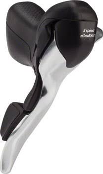 Microshift R9 Drop Bar Shift Lever Set 2 x 9-Speed Shimano Compatible Black