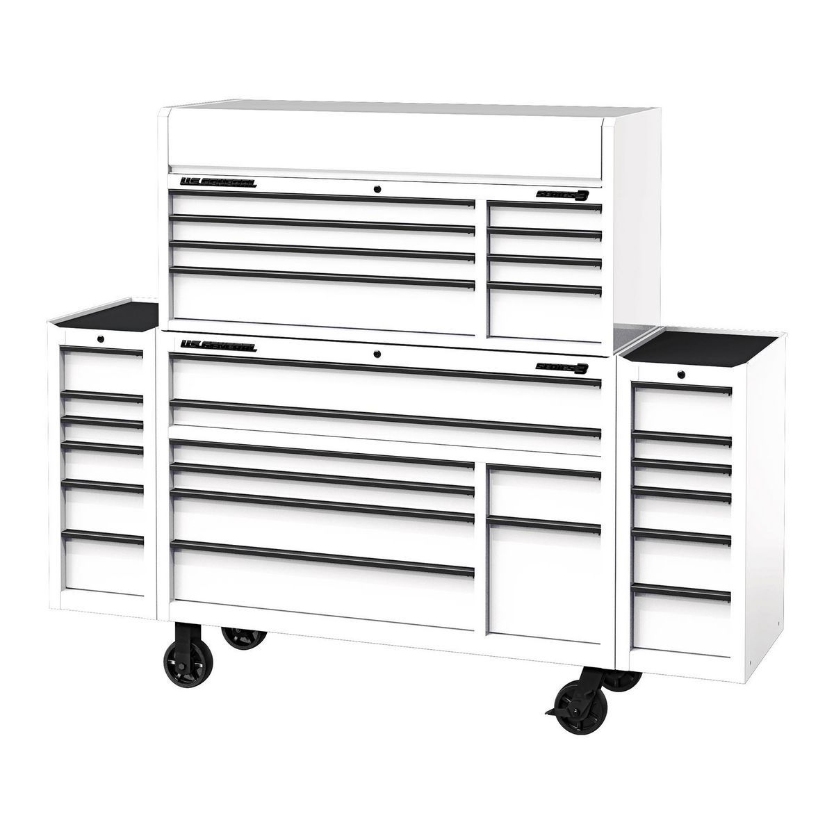 U.S. GENERAL 15 in. End Cabinet, Series 3, Slate Gray