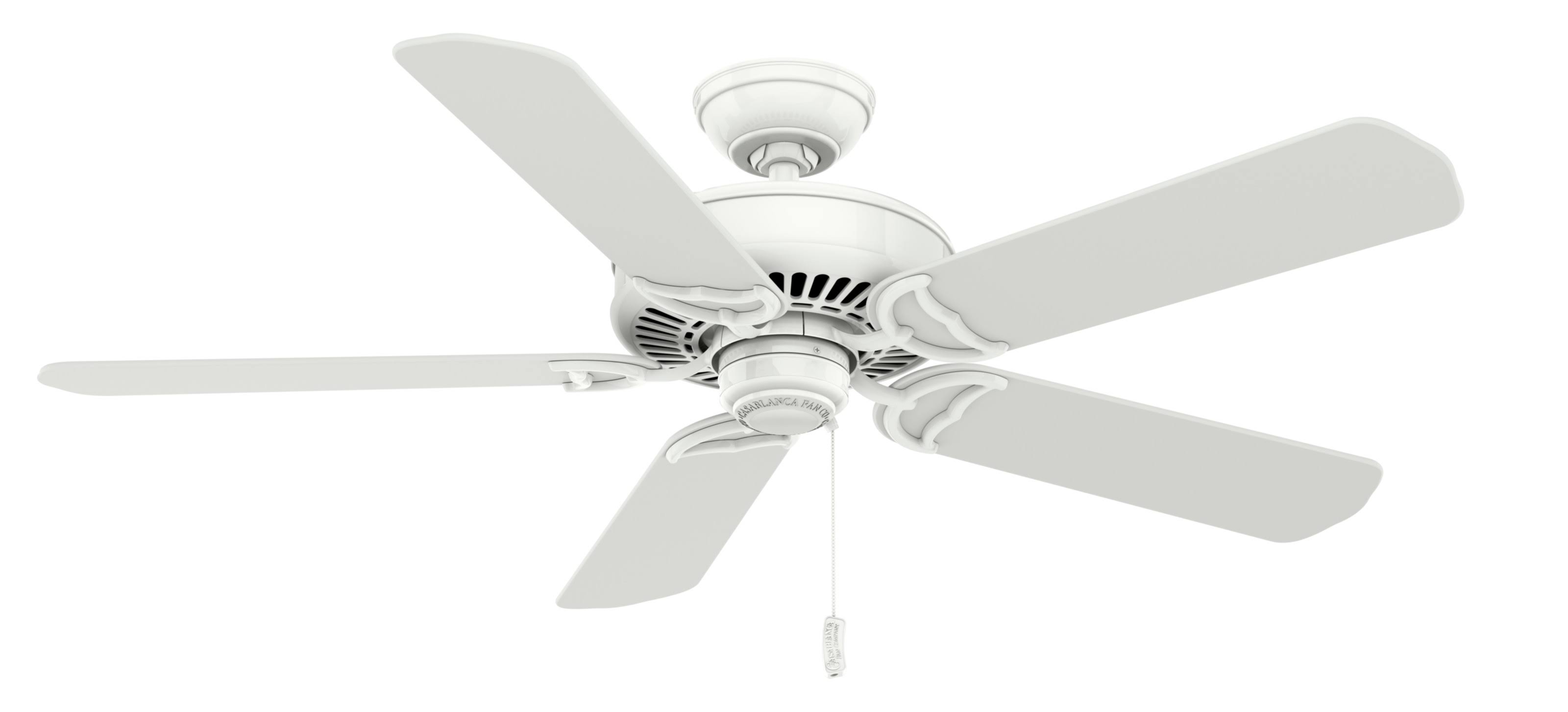 Casablanca 55021 Panama 58 inch Snow White Fan Motor Only