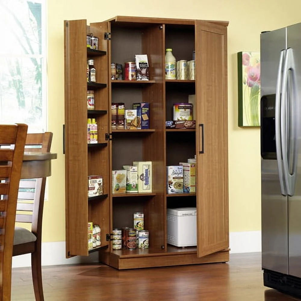 Sauder HomePlus Storage Cabinet, Soft White Finish