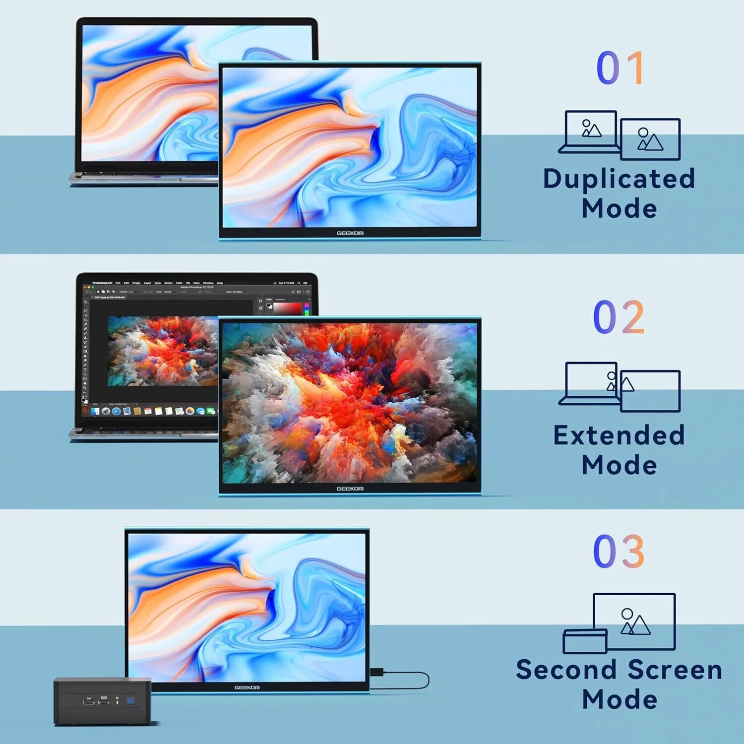 GEEKOM 16 Inch Portable Monitor