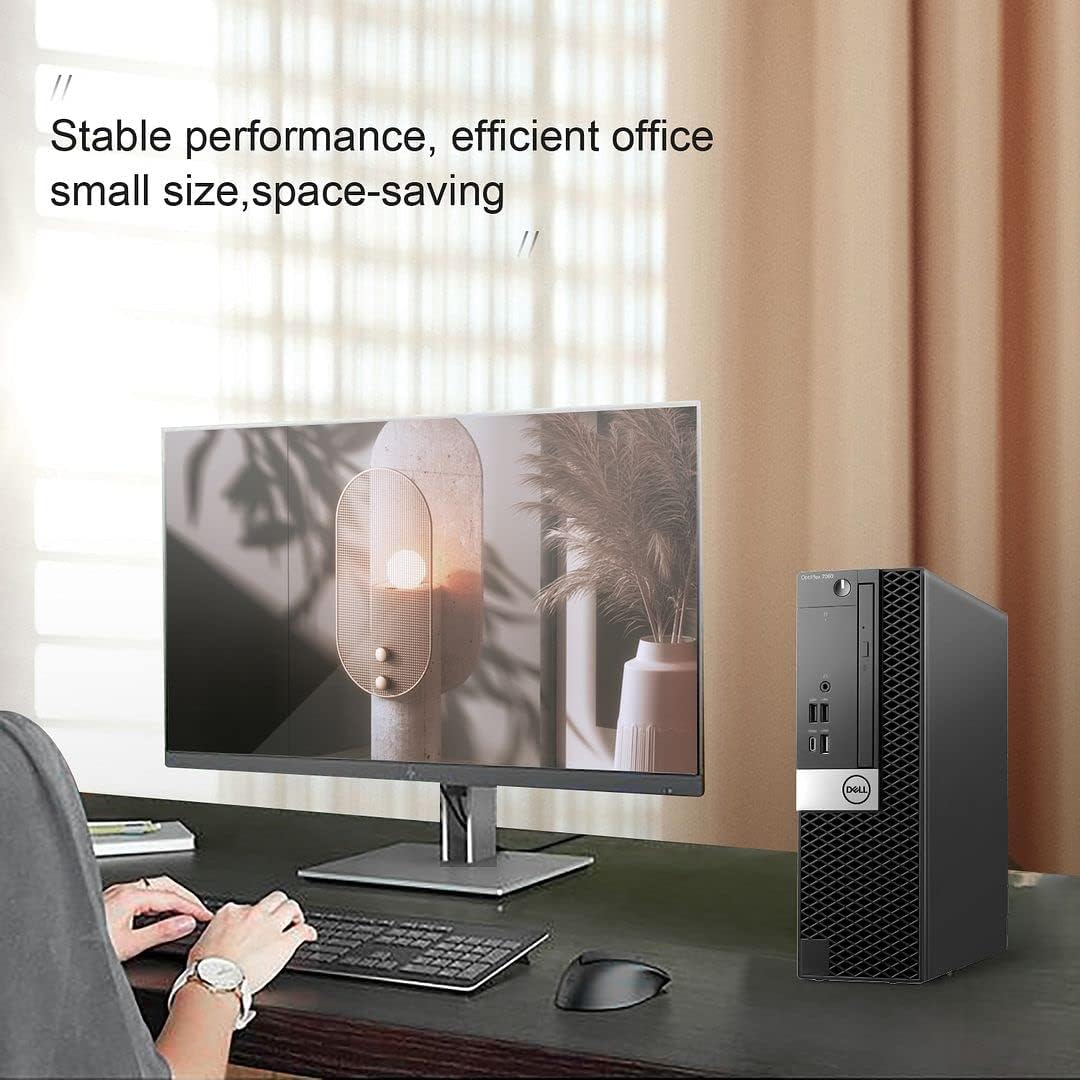 Dell OptiPlex 7060 Windows 11 Pro Desktop Computer SFF, Intel 8th Gen i7-8700 Hexa Core,32GB DDR4 Ram 512GB NVMe M.2 SSD