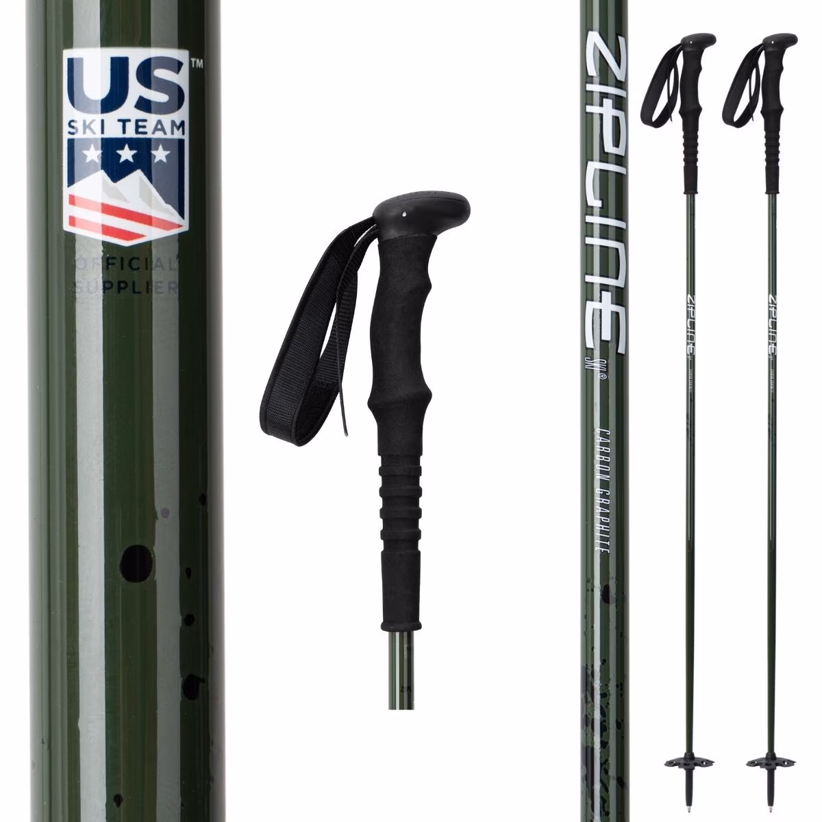 Zipline Blurr XT Graphite Composite Ski Poles