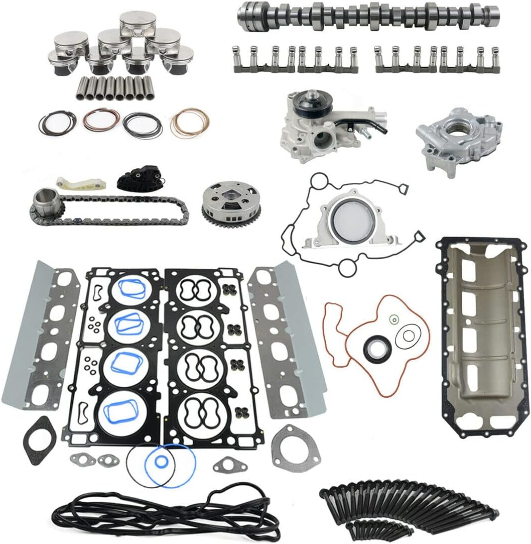 MDS Camshaft Lifter Kit w/Water Pump Timing Chain Kit Replacement for Dodge Ram 1500 5.7L V8 HEMI 2009-2019 Part 53021726AE 53022243AF 53021622BB