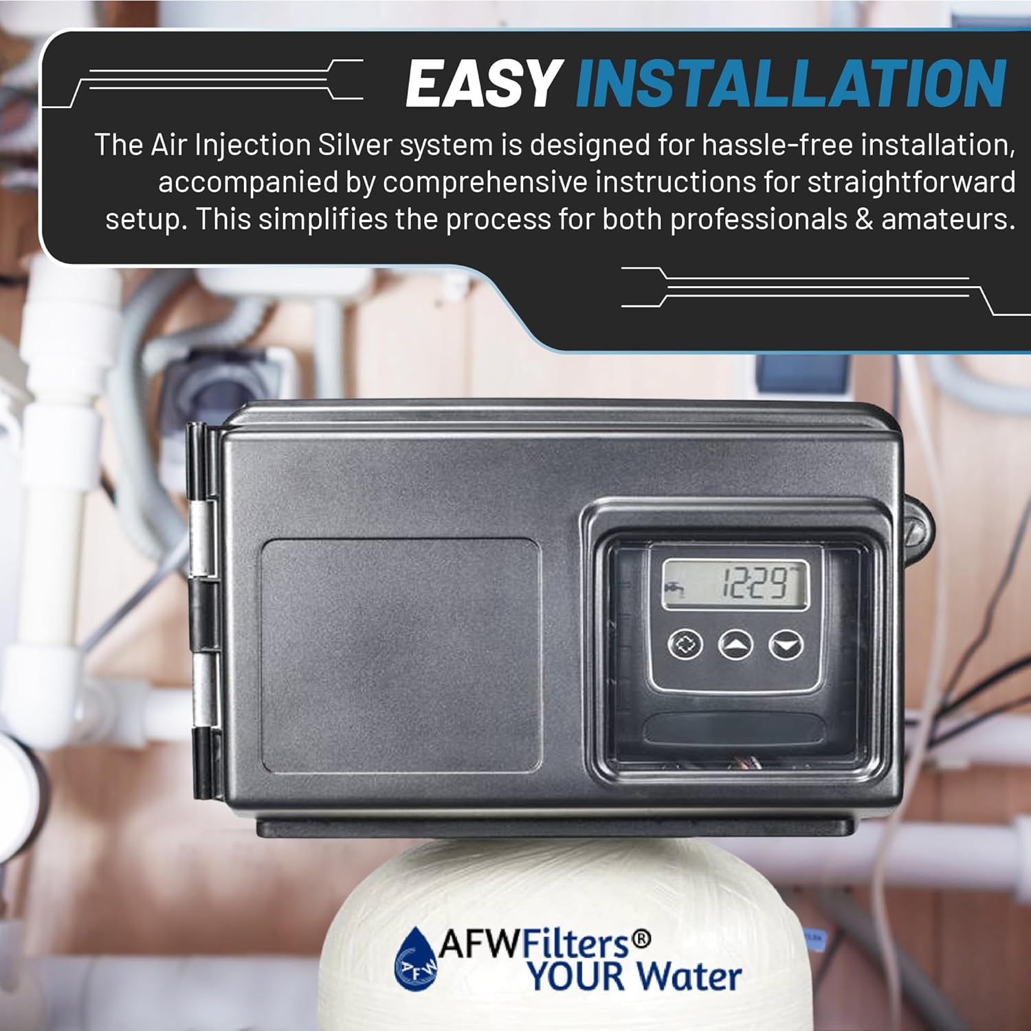 Silver 10 Air Injection Iron, Sulfur, manganese Removal Oxidizing Water Filter whole house
