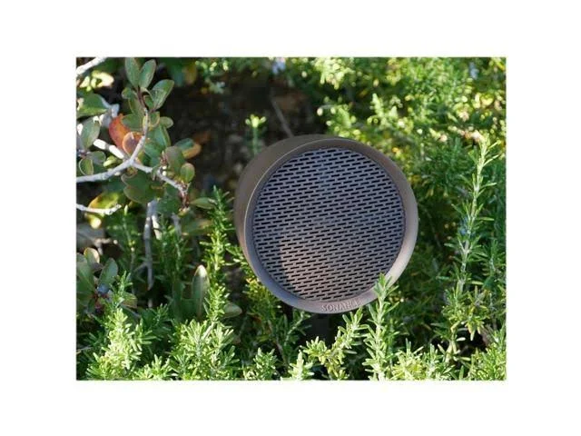 Sonance - Landscape Series 4-1/2x22 2-Way Outdoor Speaker (Each) - Dark Brown LS4T Sat