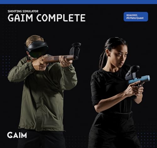 GAIM Complete Virtual Reality Simulator | Hunting and Sport Shooting | Laminate Stock Edition