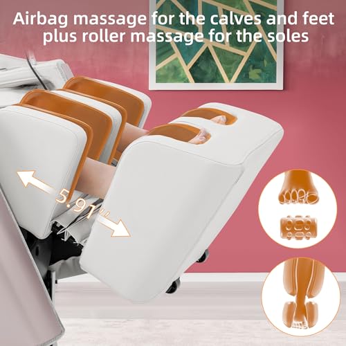MassaMAX 2025 A305 Massage Chair Full Body, Zero Gravity SL-Track Shiatsu Massage Recliner Chair with Heat, AI Control