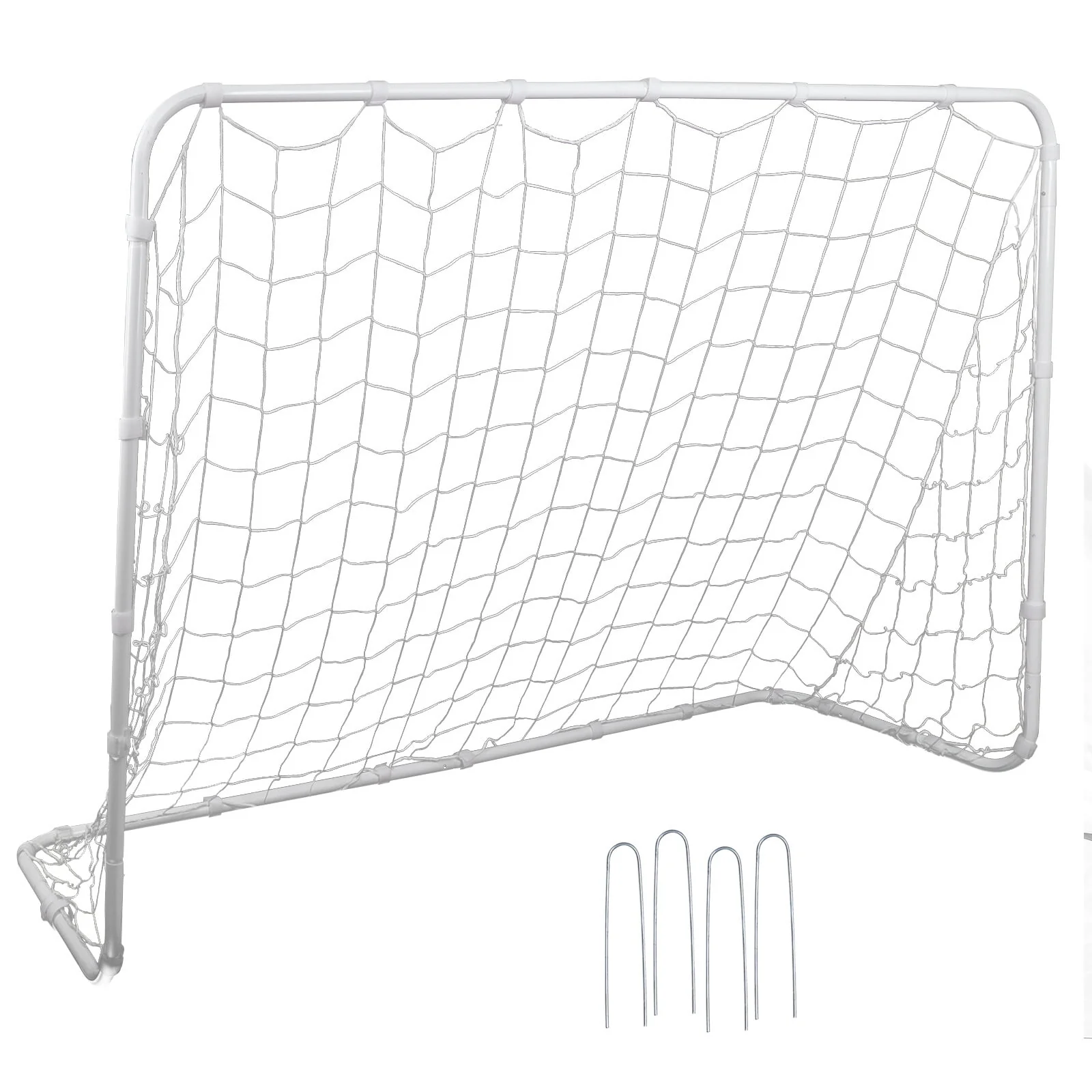 ZenSports 12FT x 6FT Portable Soccer Goal Net Adult Kids Outdoor Soccer Training Frame