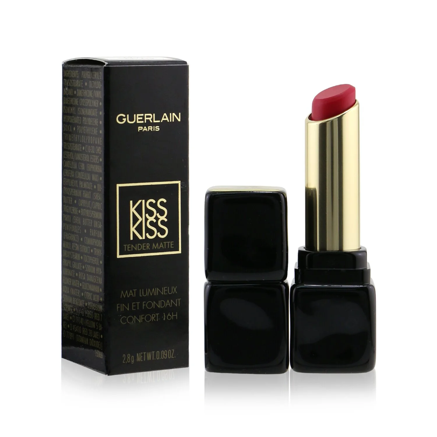 Guerlain Kisskiss Tender Matte Lipstick - # 940 My Rouge  2.8g/0.09oz