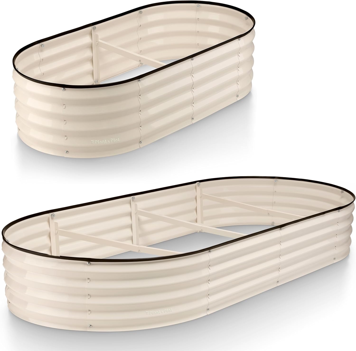 Galvanized Raised Garden Beds Outdoor // 4×2×1 ft & 8×4×1 ft Planter Raised Beds for Gardening, Vegetables