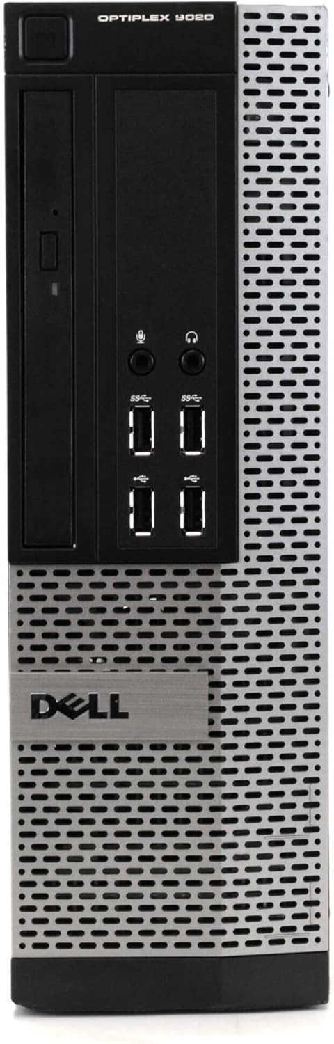 Dell Optiplex 9020 Desktop Computer PC, Intel Quad-Core i5, 500GB SSD Storage, 8GB DDR3 RAM, Windows 10 Home, DVD, WiFi, New 24in Monitor