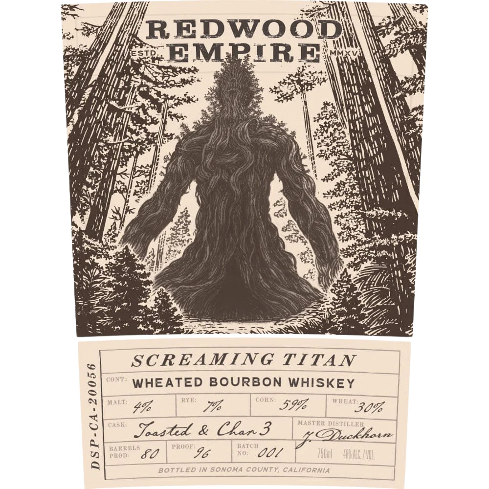 Redwood Empire Screaming Titan Wheated Bourbon - Nestor Liquor